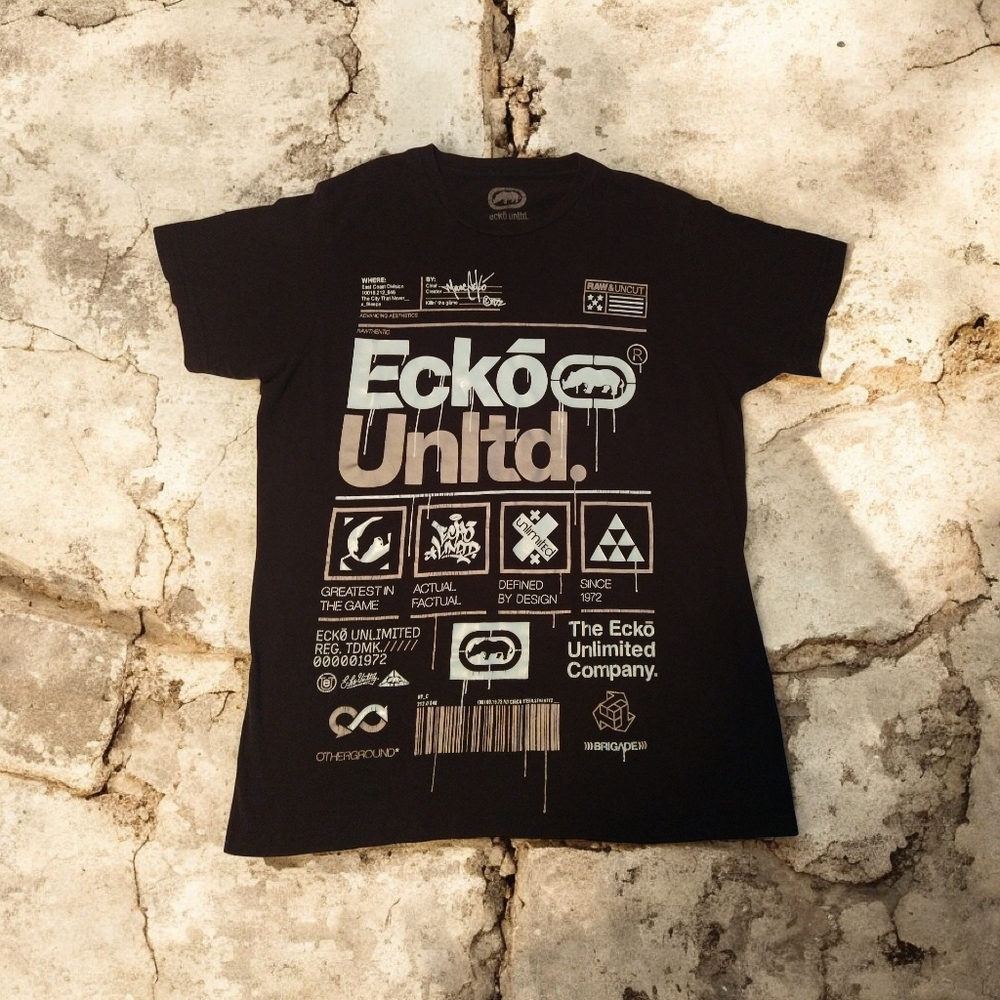 Classic Black Men's T-Shirt Ecko Brand